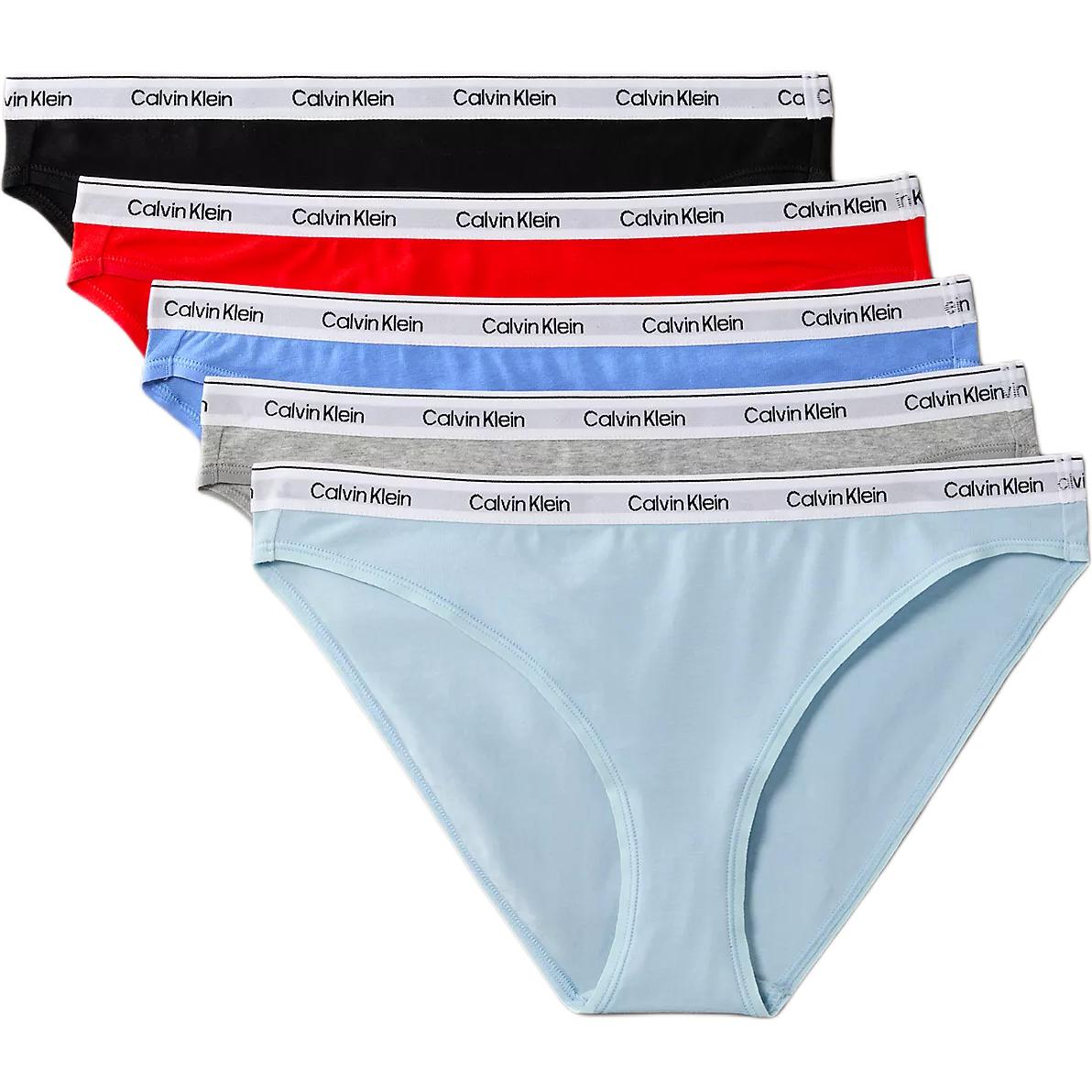 

Calvin Klein Breathable Low Rise Comfortable Triangle Underwear 5 Pack Women underwear QD5208-430 S