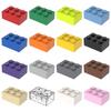 [FunBrick] 10/30/50 PEÇAS Blocos de Construção DIY 2x3 Pontos Compatível Com Tijolos 3002 2*3 Ponto Educacional Criativo Tamanho Brinquedos