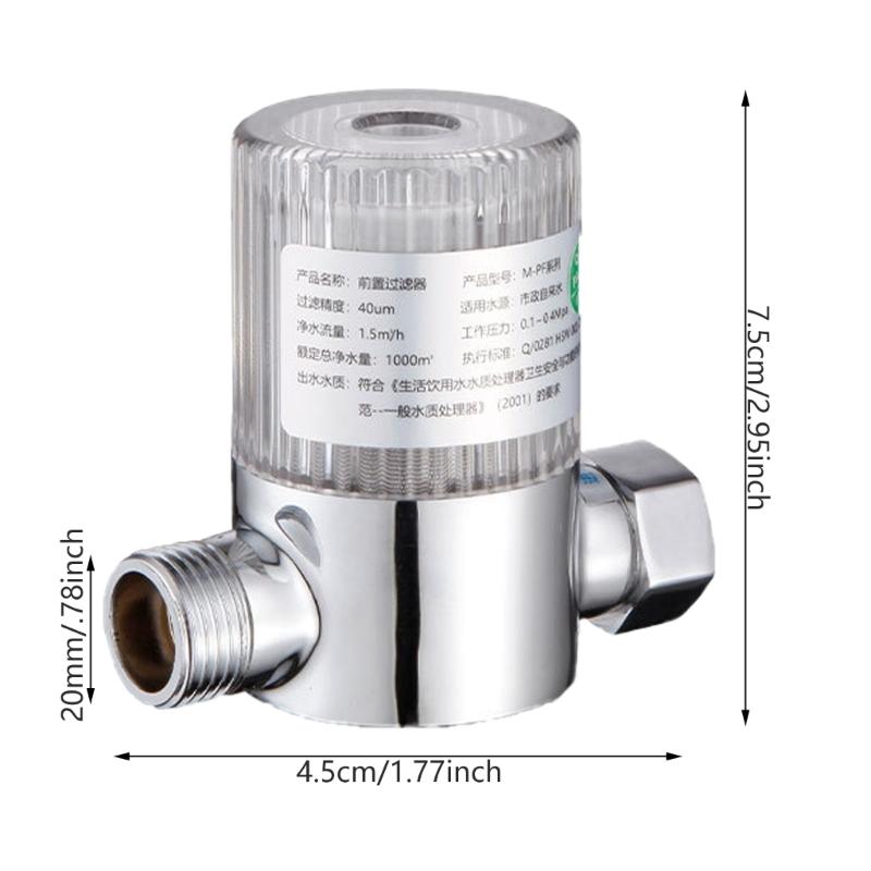 High Efficiency Water Filter with Multiple Layer Filtration Small  Pre Filter Easy To Install Pre Filter for Household