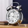 Metal Frame Bedroom Alarm Clock Silent Loud Alarm Clock Twin Bell Alarm Clock  Living Room