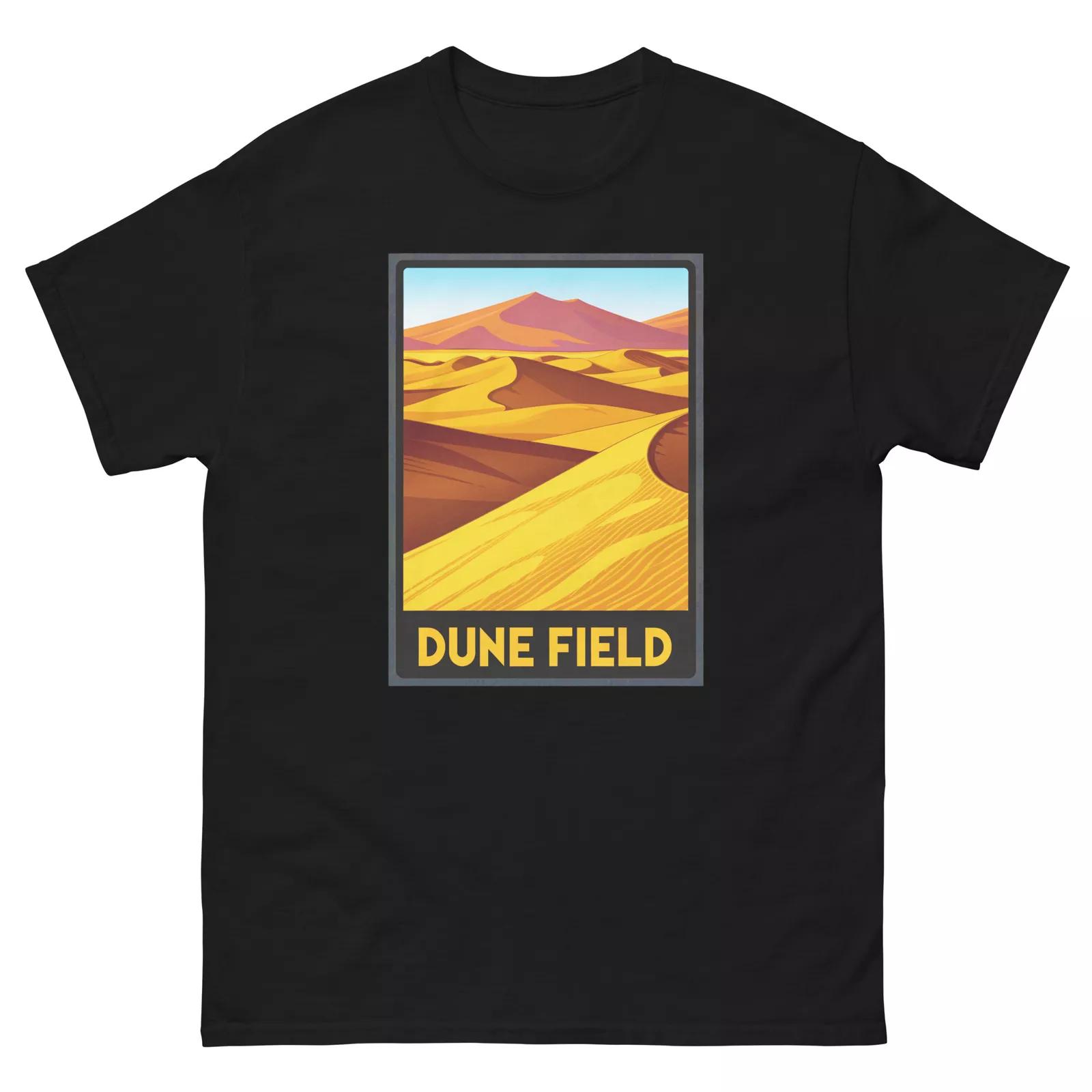 Dune Field Geographical Landscape Location Scenery T-Shirt 4XL