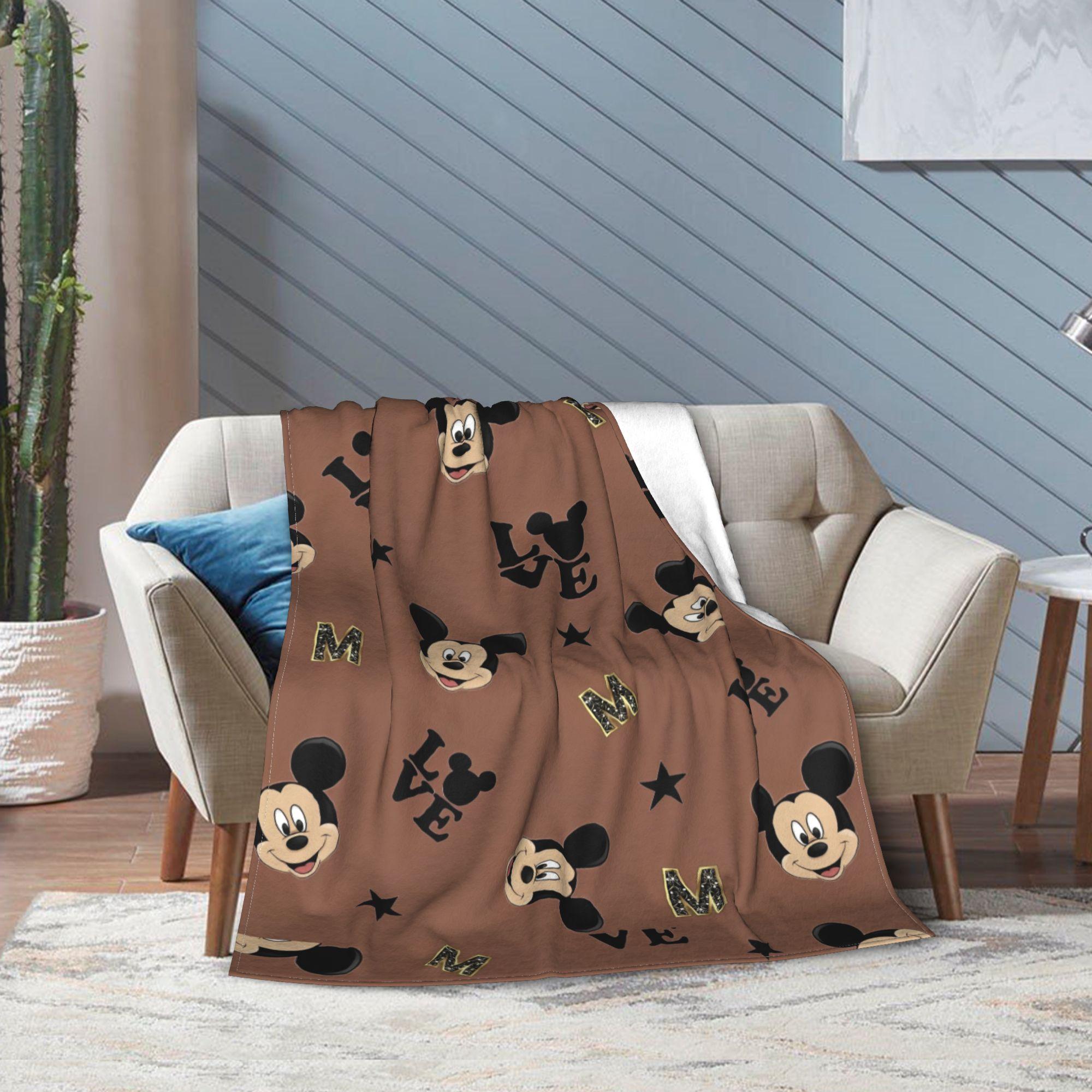 

Super Soft Mickeys Mouse Clubhouse Throw Blanket Premium Flannel Fleece Lightweight Blanket Warm Plush Blankets All Season Use 75cm x 90cm