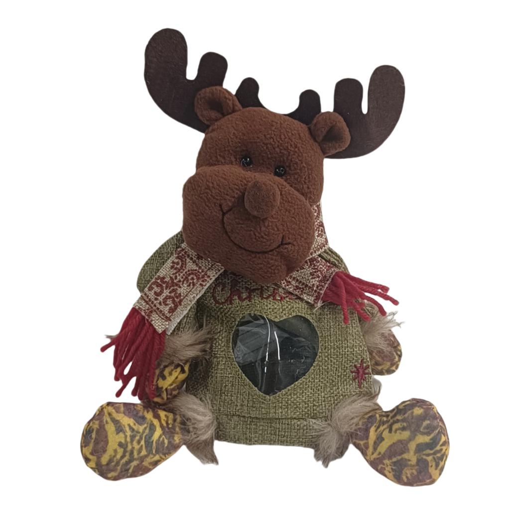 Christmas Gift Bags Creative Cartoon Santa Claus Snowman Apple Bag Fabric Xmas New Year's Candy Bag Christmas Decorations 2025