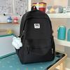 Schoolbag1011 new solid color milk yellow schoolbag female junior high school students campus large capacity backpack travel backpack wholesale