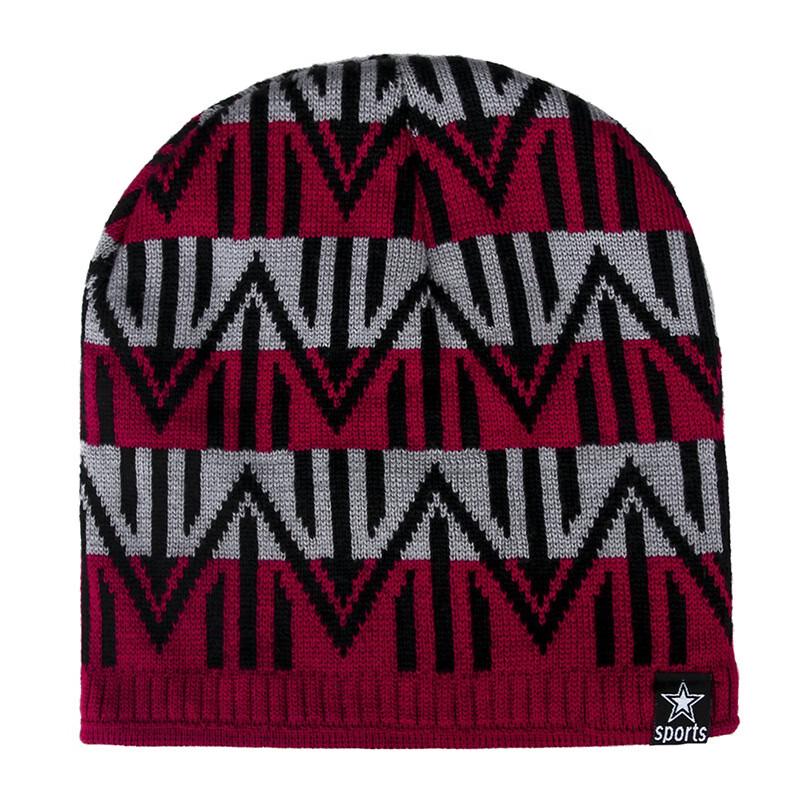 

Men s Autumn Winter Fleece Lined Knit Beanie