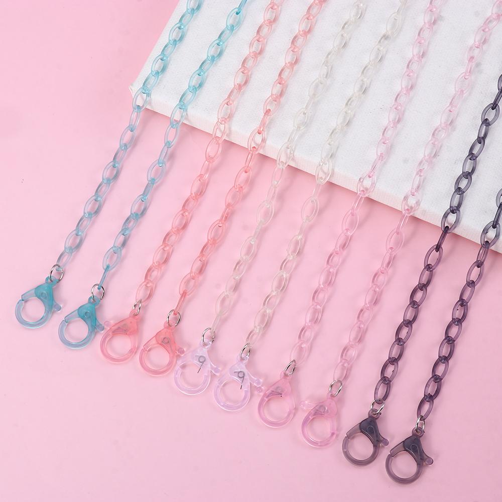 Sunglasses Mask Chain Candy Colors Glasses Lanyard Glasses Chain Necklace Acrylic Neck Rope
