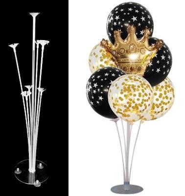 Stand For 7 Balloons, For Decoration And Centerpieces, 72 Cm