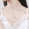 Tancise S925 Sterling Silver Moissanite Luxusný osobný náhrdelník s príveskom Dámsky klasický náhrdelník s prílivom na párty darček na párty