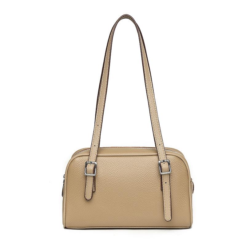 První vrstva hovězí kůže Taška přes rameno do podpaží Trendy Módní Taška přes rameno Ruční taška Dámská taška Pravá kůže