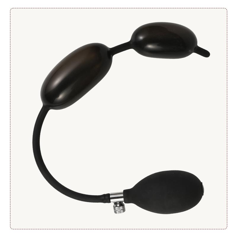 Double Ball Soft Silicone Inflatable Urethral Dilator Sounds Rods Urethra PUMP Sounding Sex Toys for 18+ Men Penis Plug Massager