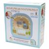 ALIAS Digital Desk Clock with Sumikkogurashi 3D Figure, LED Light, 2-Way Power Supply, Stickers Included, Decorative, Blue Lizard (AC24026SXSG-BU)