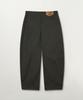 Seteo Cotton Curved Pants Khaki