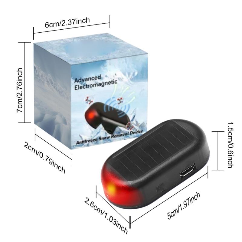 Car Interior Ice Inhibitor Device Maintains Active Surfaces State Through Frequency Resonance Suitable For Sedans SUVs And Trucks