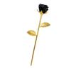 Stone Rose Carving Sculpture Gold Mount Desk Accessory Elegant Home Decors Beautiful Table Adornment Rose Shape Decors