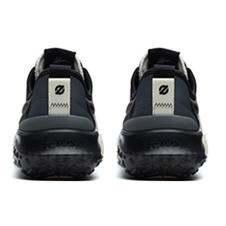 Fila Mixa Fabric Synthetic Leather Trendy Retro Casual Low-Top Sneakers Men Sneakers Gray Black F12M223101FTA