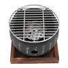 Japanese Style Grill Multifunctional Even Heating Mini Round Portable Japanese Barbecue Grill for Family Gathering for Family
