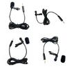 Professional Lavalier Microphone 2.5mm Wire All directional Mic Windproof Cover