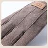 Men Gloves Winter Touch Screen Plush Inside Keep Warm Outdoor Windproof Cycling Driving Male Gloves