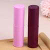 10G Empty Lip Balm Tube With Lids Plastic Purple Perfume Deodorant Highlight Containers Portable Makeup Rotatable Lipstick Tubes
