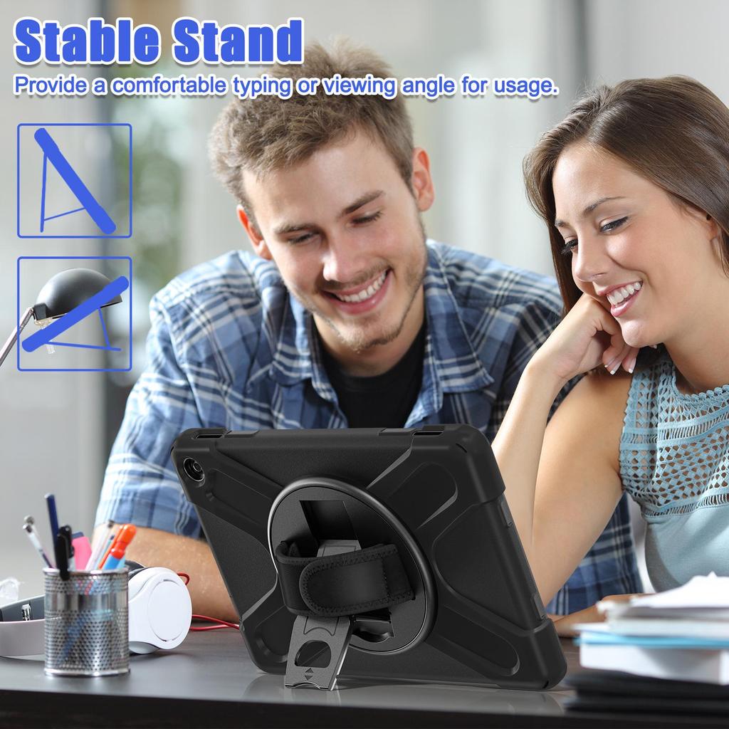 2023 Kindle Fire HD 10 Anti-Drop 3-in-1 Silicone Protective Case