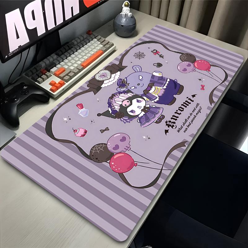 Keyboard Pad Cute Bowknot Mouse Pad Kawaii Desk Mat PC Gamer Kkuromi Rug Office Laptop My Mmelody Anime Carpet Home Table Pad 800x300x2mm