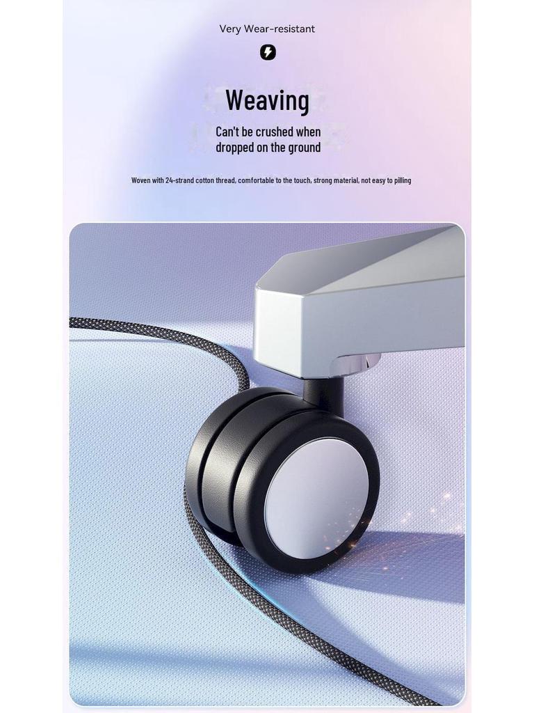 ESSAGER Super Fast Type-C Mobile Phone Charging Cable Compatible with Apple & Huawei