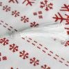 Christmas Table Runner  Vintage Polyester Tassel Triangle Snowflake Party Wedding Kitchen Table Fabric Home Coffee Table Decor
