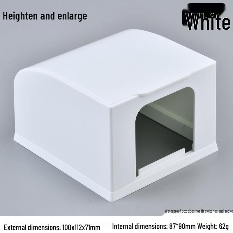 Waterproof Bathroom Socket Cover for Shower & Water Heater Protection