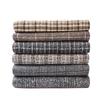 Winter Thickened Brushed Plaid Shirt Fabric Vintage Soft for Handmade DIY Sewing Clothing Skirts Jackets Pants Fabric Cloth