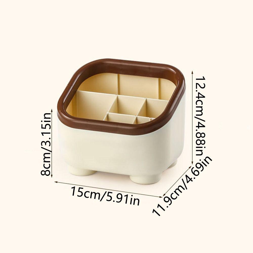 Large Capacity Desktop Pen Holder Cartoon Desktop Container Durable Pencil Organizer  School