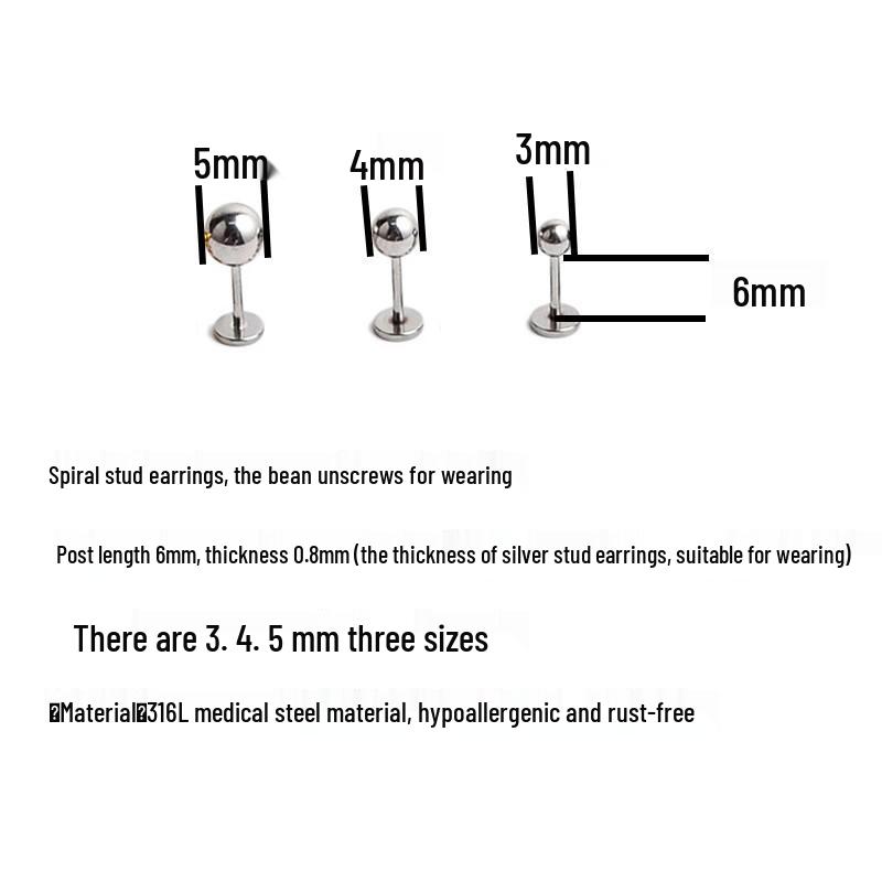Titanium Steel Spiral Twist Earrings - High-End, Unique Design for Men and Women.