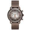 AR11169 Brown Mesh Chronograph Men's Watch