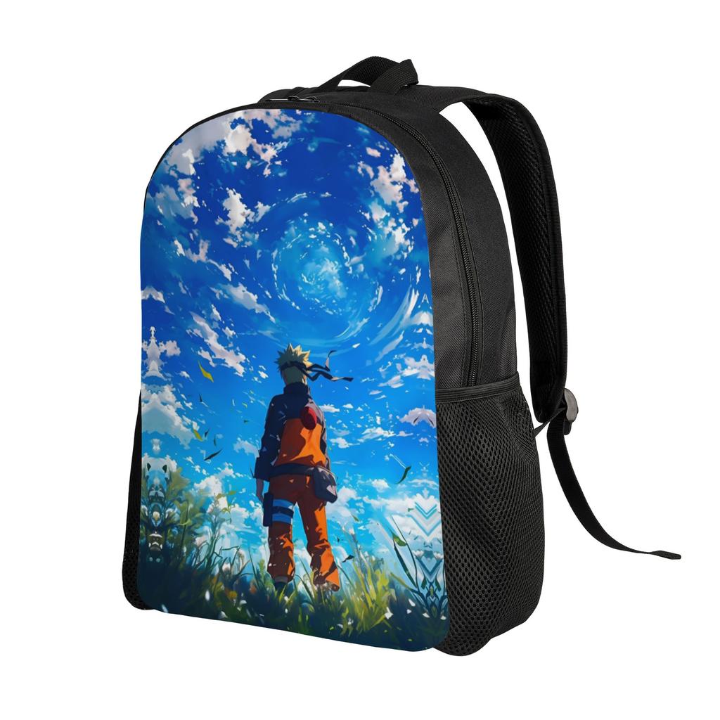N-Narutoes Uzumaki Travel Backpack Women Men School Laptop Bookbag Anime College Student Daypack Bags