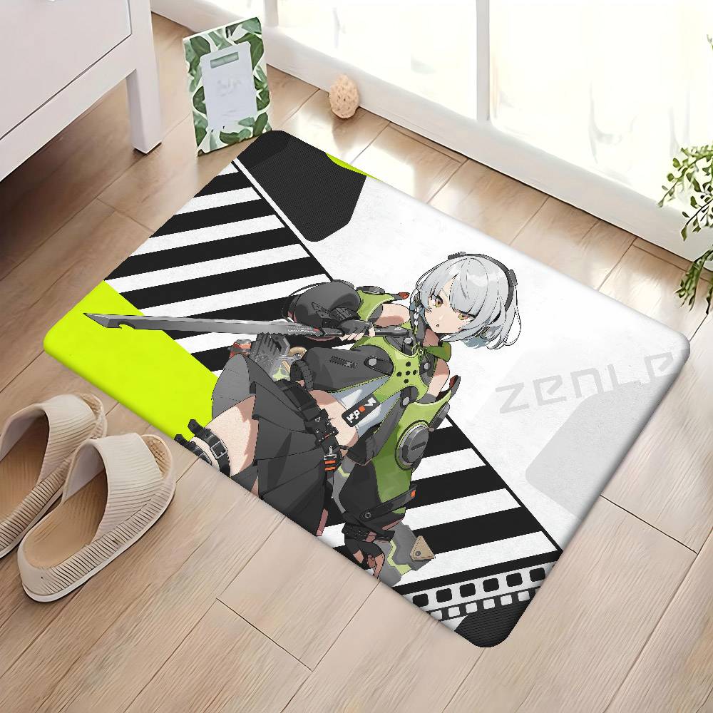 Zenless Zone Zero Anby Demara Room Mats Cheaper Anti-slip Modern Living Room Balcony Printed Welcome Rug