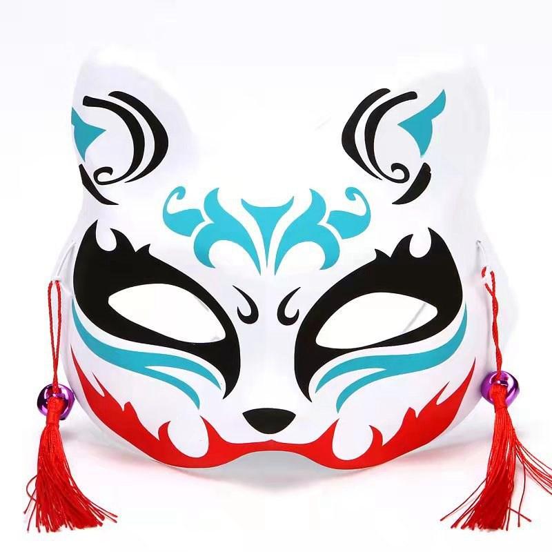 Japonský Fox Fairy Spot Fox Mask Kočka Fox Mask Žena Velkoobchod Výrobce TikTok Maska stejného stylu Stall Scenic