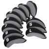 11-Piece Diving Material Golf Iron Head Protective Covers