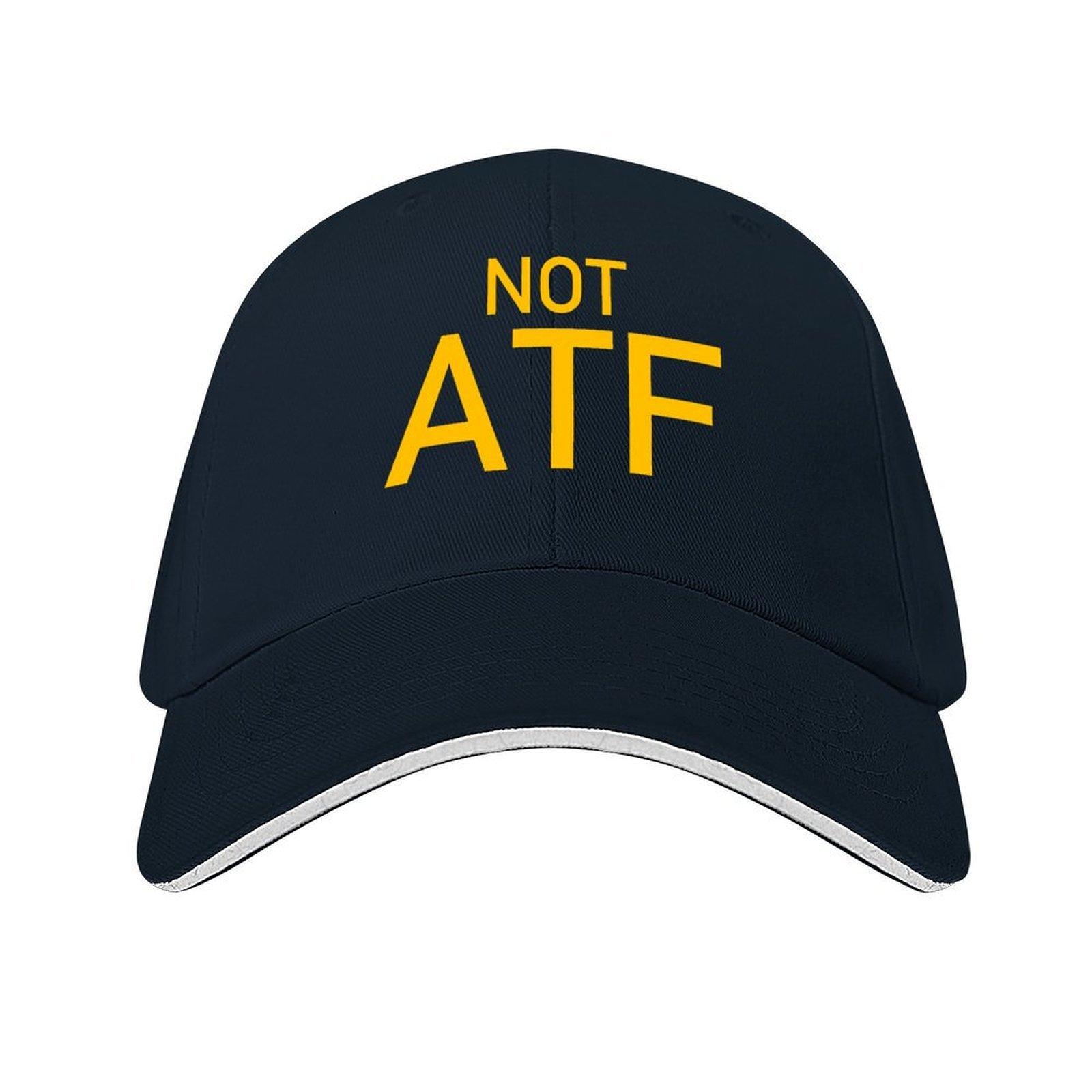 

Not ATF Gun Meme BATFE Gun Rights Baseball Cap Hat men fun hats Unique hats Sunhat Womens Beach Visor Mens