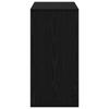 Sideboard with Drawers Black Oak Effect 68.5 x 32 x 67 cm