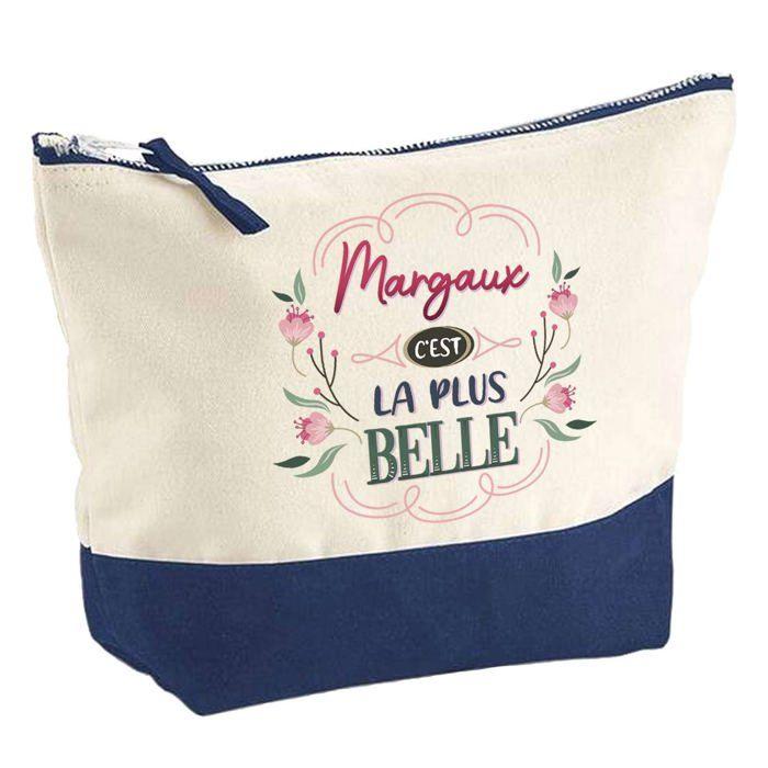 Trousse de maquillage - PLANETEE - Margaux la plus belle - Grand format - Coton - Impression HD