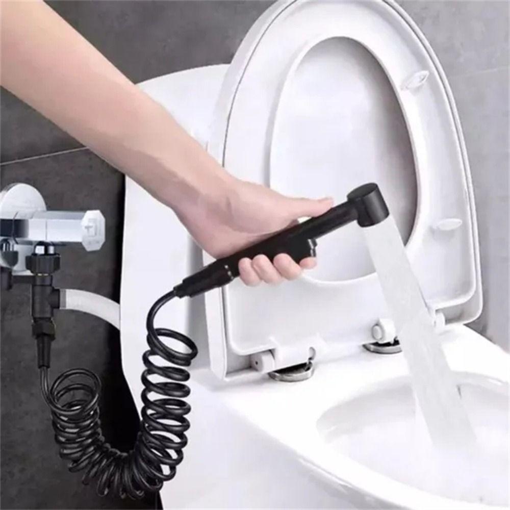 Toilet Tube Bathroom Accessories Spring-Shaped Extension Pipe Water Pipe Shower Hose Faucet Hose