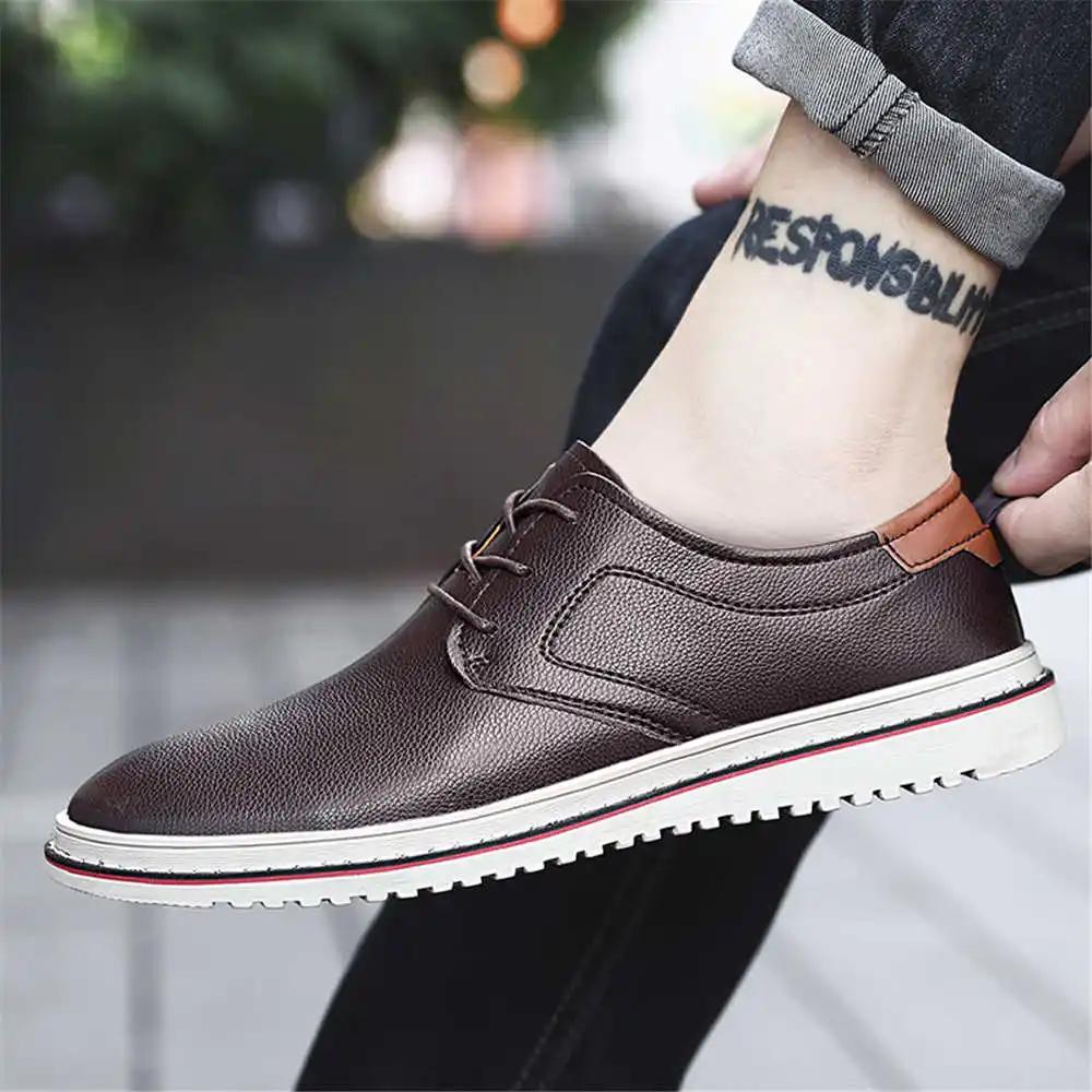 Does Not Slip Non-slip Sole Brown Tenis Vulcanize Blue Men Sneakers Men's Skateboarders Shoes Sports Funky Krasovki