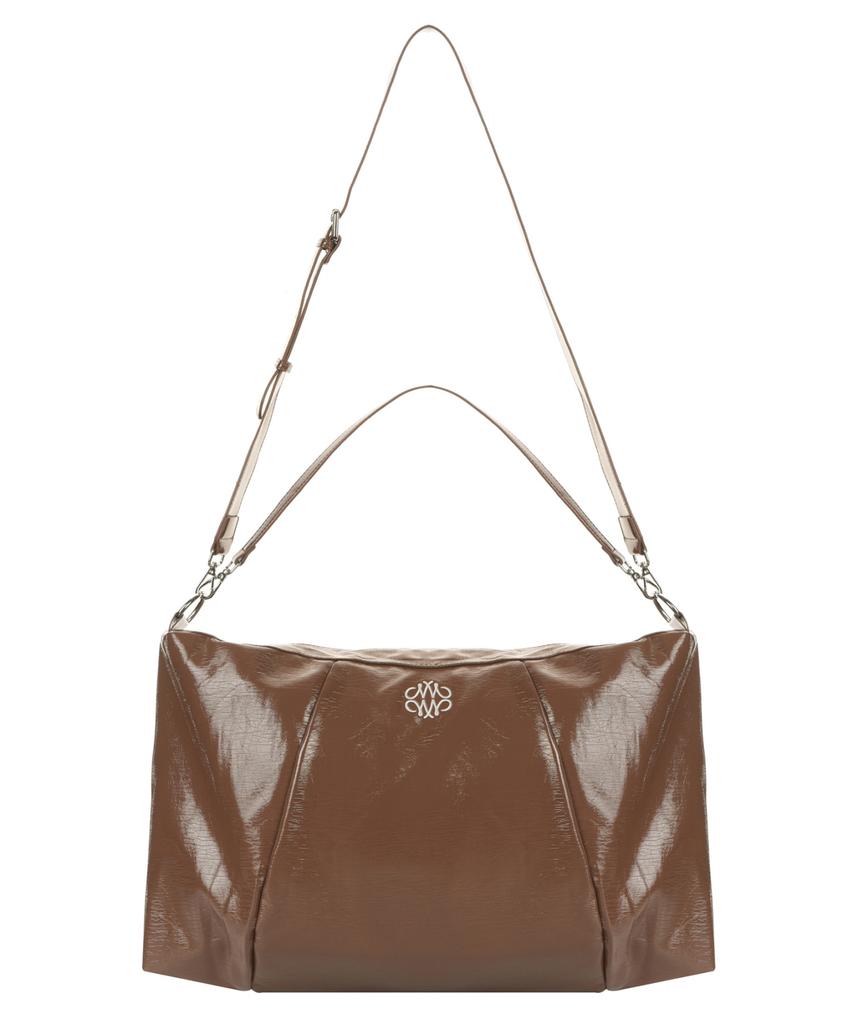 Nick&Nicole Nicole Mega Square Shoulder Bag_Brown