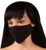 Touchstone Soft cotton Small Size Face Masks Reusable Machine Washable Handcrafted Double Layer Fabric for women, men. (Pack of 3). Black