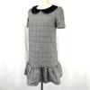 JILL STUART Short Sleeve Dress Women’s S Gray Glen Check
