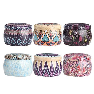Tinplate Storage Box Metal Canister Home Kitchen Box for Tea Coffee Candy Jewelry Gift