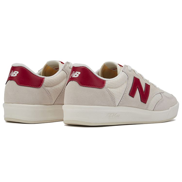 New Balance Nb 300 Retro Versatile Casual Low-Top Skate Shoes Unisex Sneakers Gray Red CRT300G1