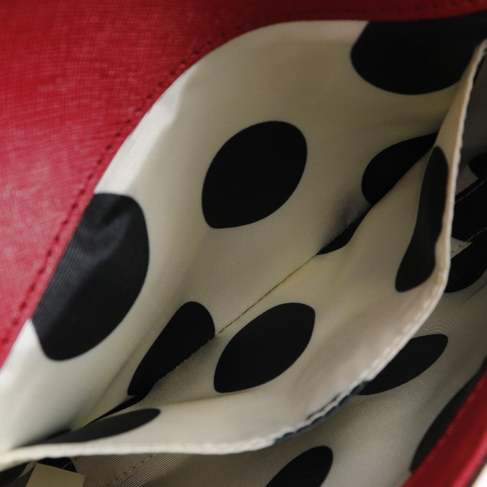 Kate Spade Pochette Shoulder Bag Red leather Women Used