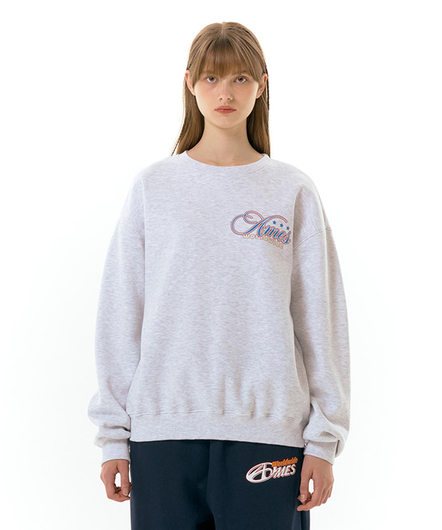 Свитшот Ames Worldwide New Message Серый (Am2Dfum446A) Grey L