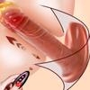 Dildo in silicone riscaldato con telecomando retrattile G-spot Clitoride indossabile vibratore donna giocattoli del sesso pene femminile masturbatore vaginale giocattoli del sesso