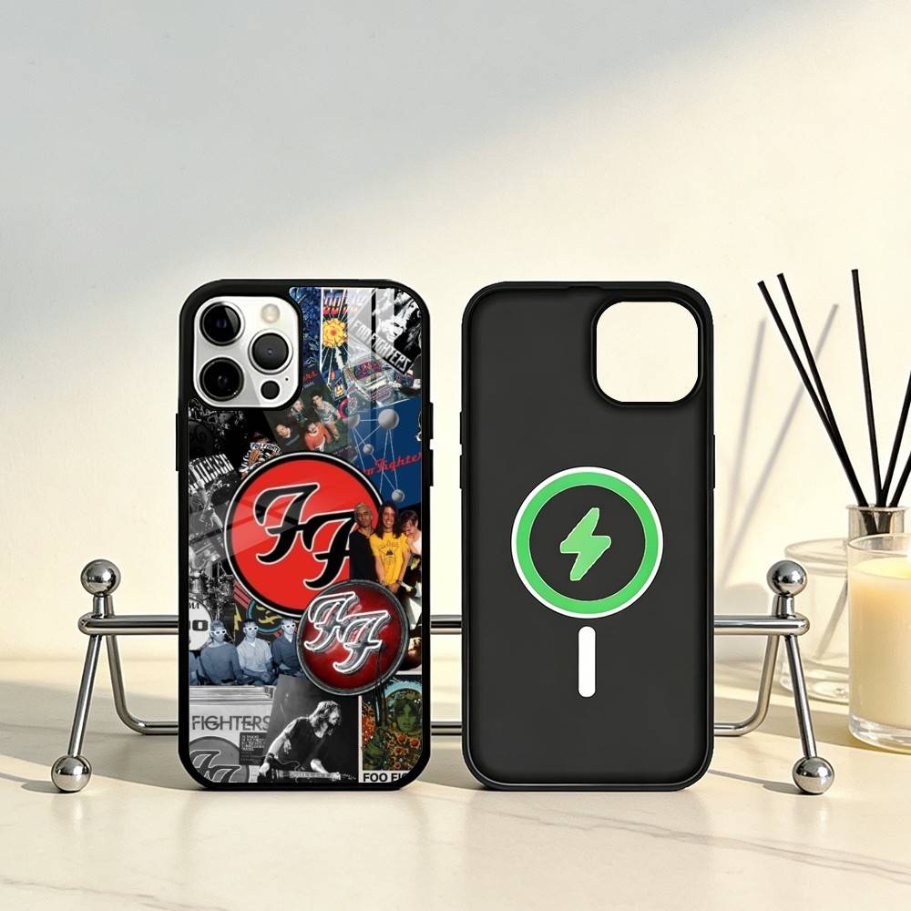 Foo F-Fighters band Phone Case For iPhone17,16,15,14,13,12,11 Plus,Pro Max Magnetic For Magsafe Wireless Charging
